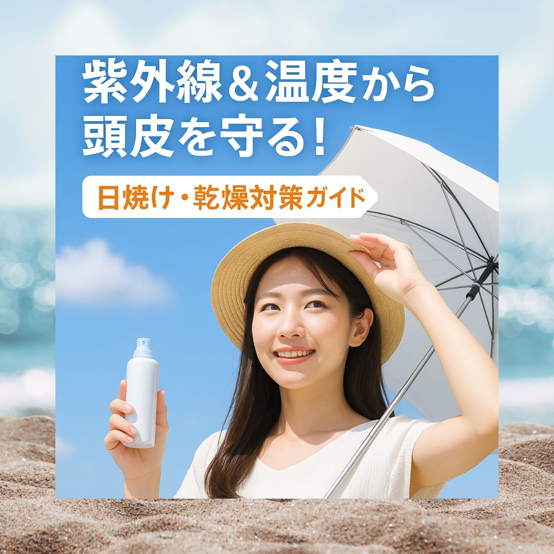 「紫外線と温度が招く頭皮ダメージ対策法」